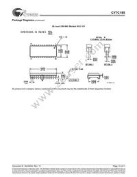 CY7C185-35SC Datasheet Page 10