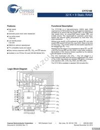 CY7C188-20VC Datasheet Cover