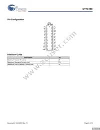 CY7C188-20VC Datasheet Page 3