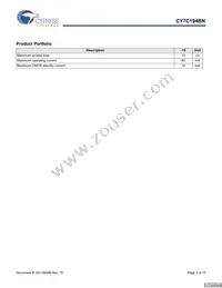 CY7C194BN-15PC Datasheet Page 3