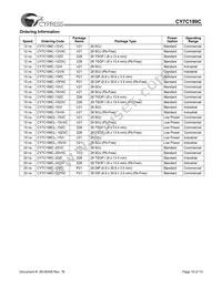 CY7C199CL-15VXCT Datasheet Page 10