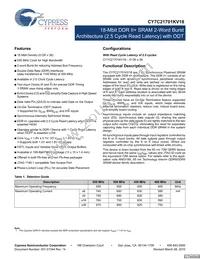 CY7C21701KV18-400BZXC Datasheet Cover