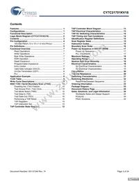 CY7C21701KV18-400BZXC Datasheet Page 3