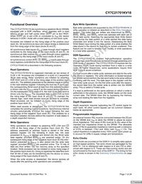 CY7C21701KV18-400BZXC Datasheet Page 7