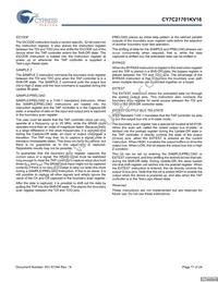 CY7C21701KV18-400BZXC Datasheet Page 11