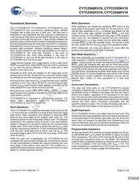 CY7C2544KV18-333BZI Datasheet Page 8