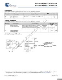 CY7C2544KV18-333BZI Datasheet Page 22