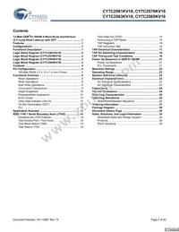 CY7C2565KV18-500BZXC Datasheet Page 4