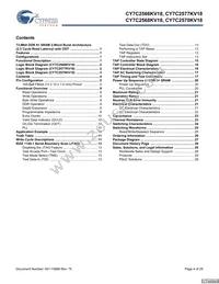 CY7C2570KV18-500BZC Datasheet Page 4