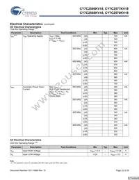 CY7C2570KV18-500BZC Datasheet Page 22