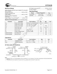 CY7C341B-25JC Datasheet Page 4