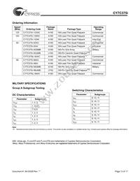 CY7C375I-125AC Datasheet Page 13