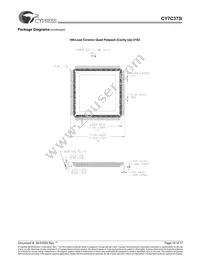 CY7C375I-125AC Datasheet Page 16