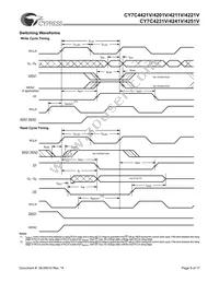 CY7C4201V-15AC Datasheet Page 9