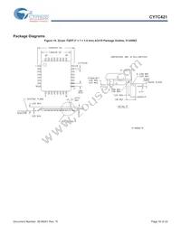 CY7C421-20JXI Datasheet Page 16