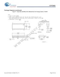 CY7C421-20JXI Datasheet Page 18