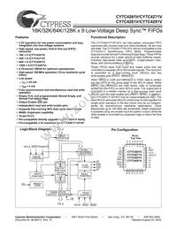 CY7C4291V-15JC Datasheet Cover