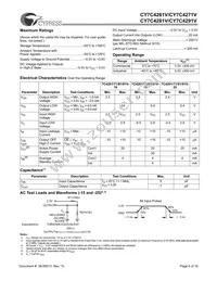 CY7C4291V-15JC Datasheet Page 6