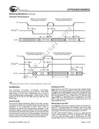 CY7C433-20JXCT Datasheet Page 11