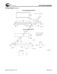 CY7C433-20JXCT Datasheet Page 23