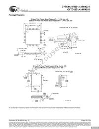 CY7C4421-10JXCT Datasheet Page 18