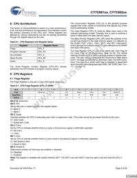 CY7C60223-PXC Datasheet Page 8