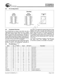 CY7C63101A-QXC Datasheet Page 2