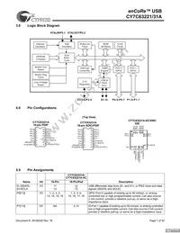 CY7C63231A-SXCT Datasheet Page 7