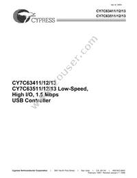 CY7C63513-PVC Datasheet Cover