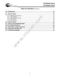 CY7C63513-PVC Datasheet Page 3