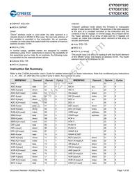 CY7C63722C-XC Datasheet Page 7