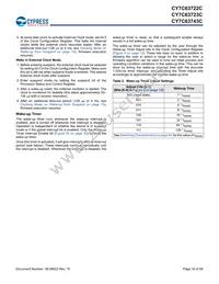 CY7C63722C-XC Datasheet Page 16