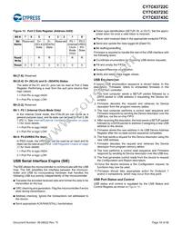 CY7C63722C-XC Datasheet Page 19