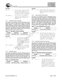 CY7C63923-PVXC Datasheet Page 11