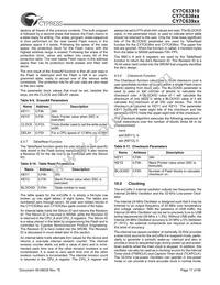 CY7C63923-PVXC Datasheet Page 17