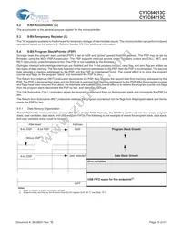 CY7C64113C-PVXC Datasheet Page 15