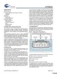 CY7C64215-56LFXCT Datasheet Page 3