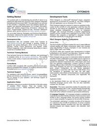 CY7C64215-56LFXCT Datasheet Page 5