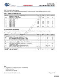 CY7C64355-48LFXCT Datasheet Page 18