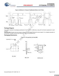 CY7C64355-48LFXCT Datasheet Page 22