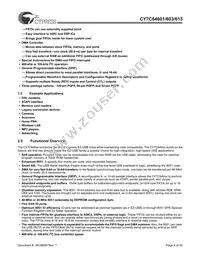 CY7C64613-80NC Datasheet Page 4