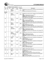 CY7C64613-80NC Datasheet Page 17