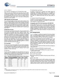 CY7C64713-56LFXC Datasheet Page 11