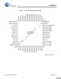 CY7C64713-56LFXC Datasheet Page 16