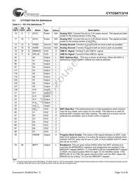 CY7C64714-56LFXC Datasheet Page 15