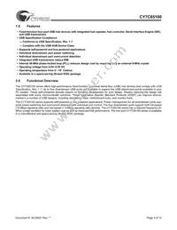 CY7C65100-SC Datasheet Page 3