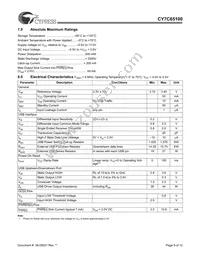 CY7C65100-SC Datasheet Page 9