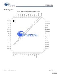 CY7C65640A-LFXCT Datasheet Page 5