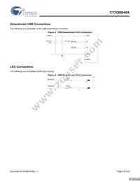 CY7C65640A-LFXCT Datasheet Page 15