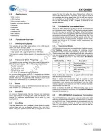 CY7C68000-56LFXCT Datasheet Page 2